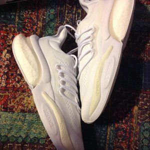 Adidas Men's Alphaboost V1 White With Beige Details Sneakers - 11.5 - New in Box